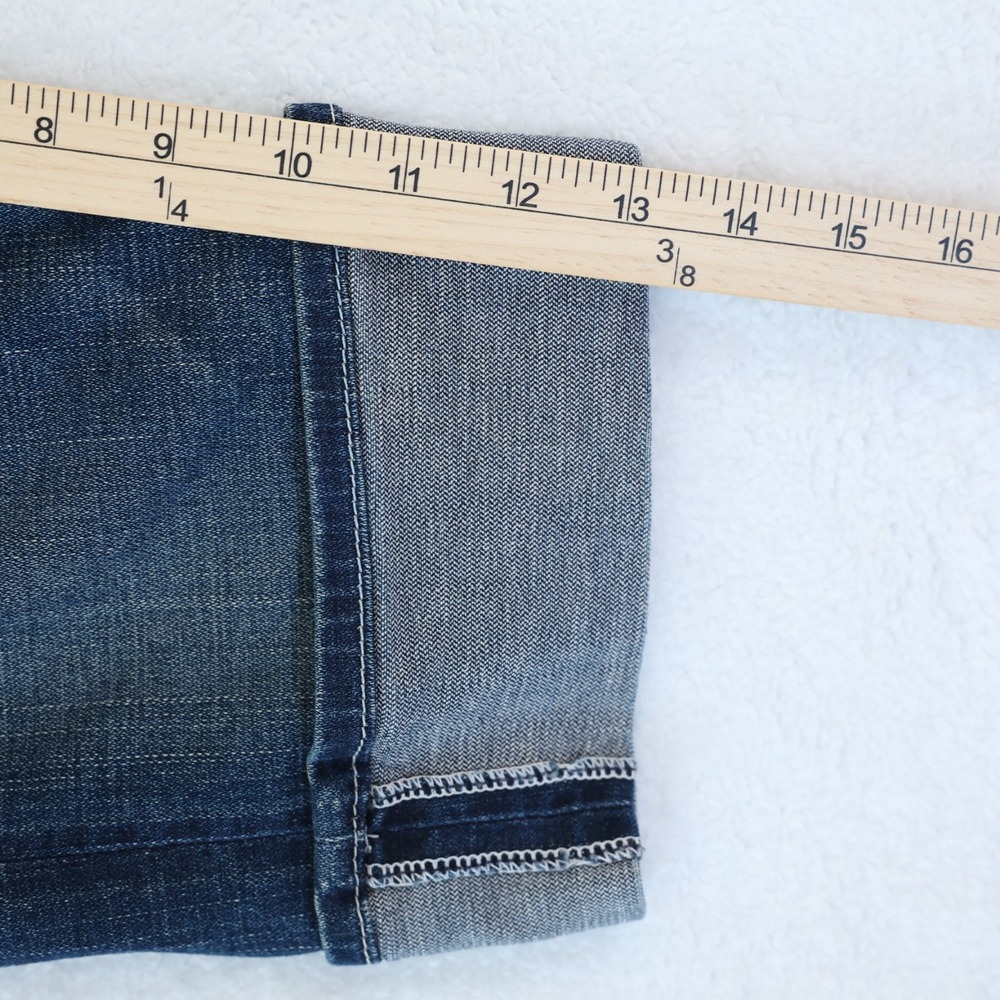 True Religion Josie Shorts Women's 28 Blue Dark Wash Denim Cuffed Flap Pockets - Picture 11 of 13